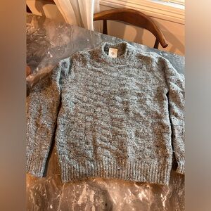 Eleventy Gray Angora and Wool Sweater. Worn once. Brand new condition. Italian.